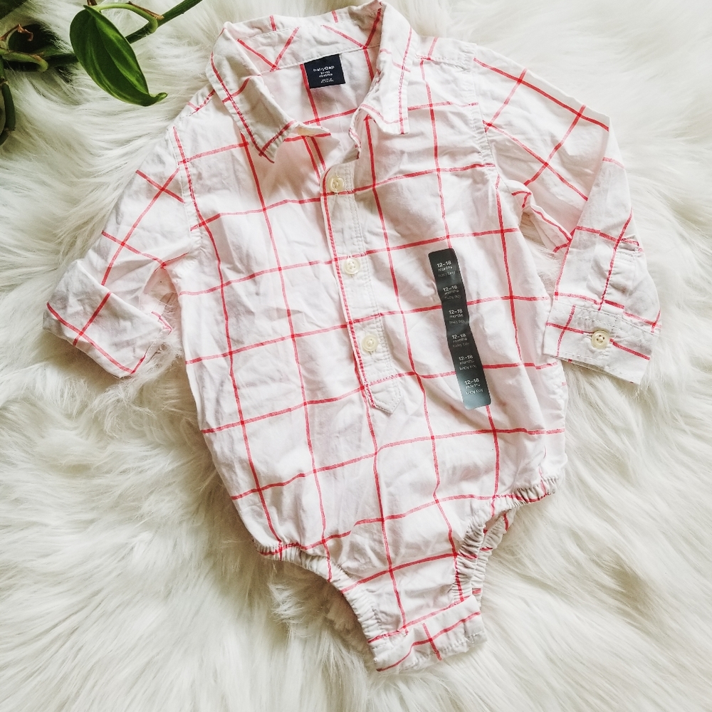 NWT GAP Dress shirt one piece